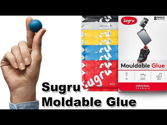 Sugru Moldable Glue - Original Formula - All-Purpose Adhesive, Advanced  Silicone Technology 