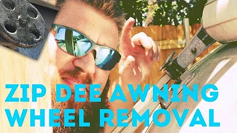 Zip Dee Awning Repair (Frozen Clamp Wheel Removal)