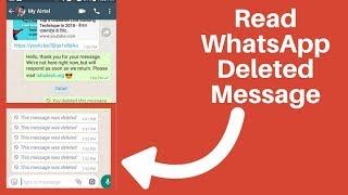 How To Read Deleted Messages On Whatsapp Messenger||This Message Was Deleted screenshot 4