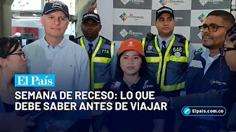 Recess week arrives: these are the protective measures on the roads | El País Cali