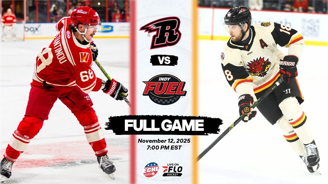 ECHL Free Live Stream - Rapid City Rush vs Indy Fuel | FloHockey