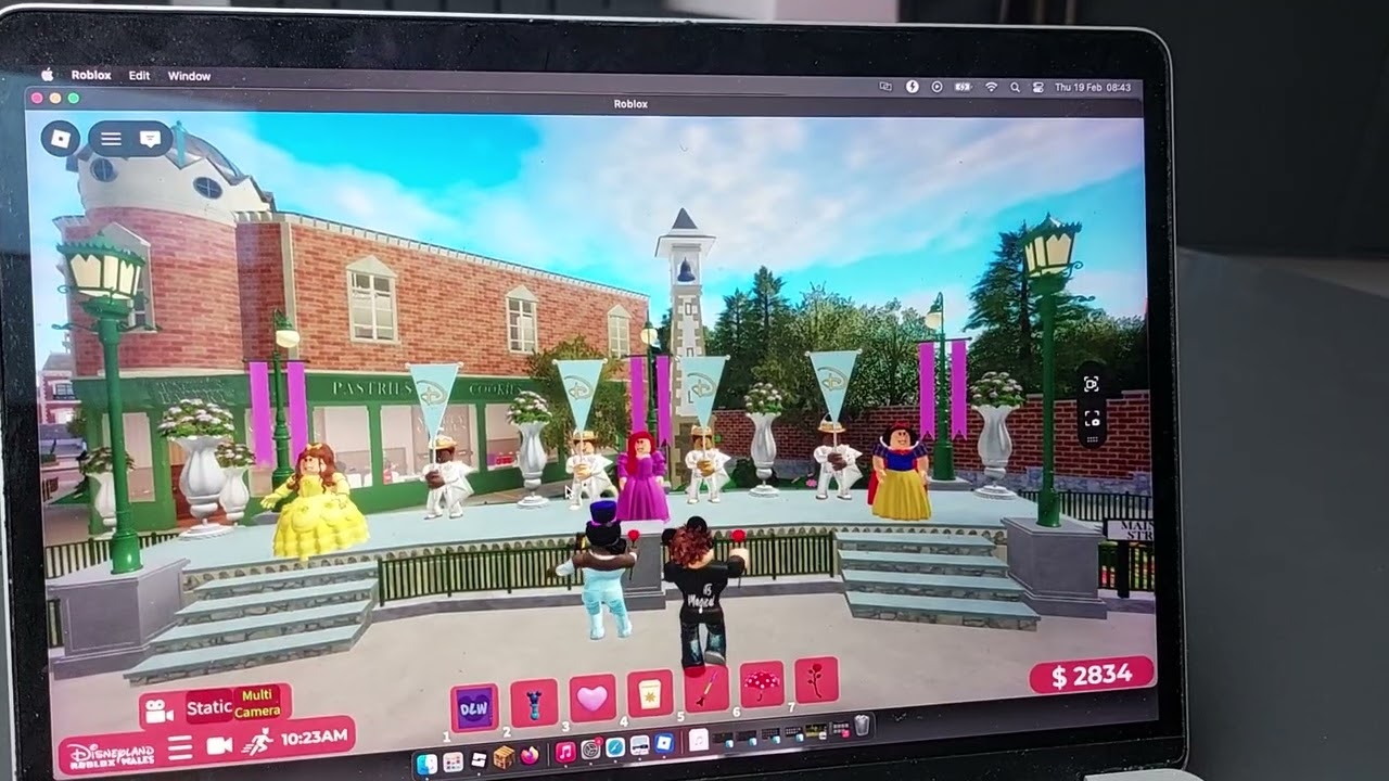 Disneyland Wales Roblox || The Princess Royal Gathering [Left Stage]