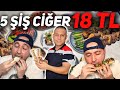 5 ŞİŞLİ CİĞER DÜRÜM 18 TL!!! TARSUS SOKAK LEZZETLERİ