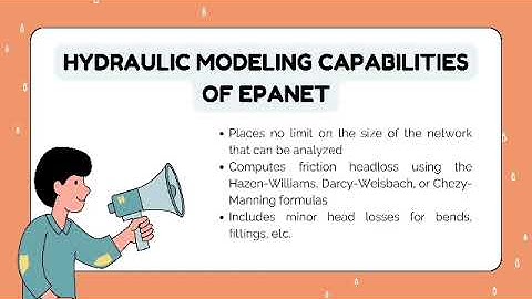 HYDRAULIC MODELING CAPABILITIES OF EPANET