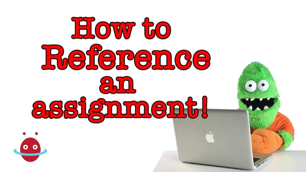 how to add references to an assignment