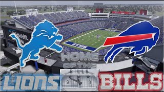 MADDEN NFL 2425 Season  Detroit LIONS vs Buffalo BILLS  Franchise  Gameplay  Simulation  Wk 3