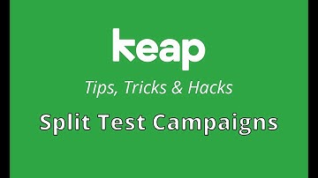 How To Split Test Campaigns With Keap