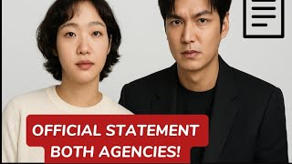 Download Lagu OFFICIAL STATEMENT RELEASED!Lee Min Ho and Kim Go Eun's agencies have finally broken their silence! MP3 Download Lagu OFFICIAL STATEMENT RELEASED!Lee Min Ho and Kim Go Eun's agencies have finally broken their silence! MP3