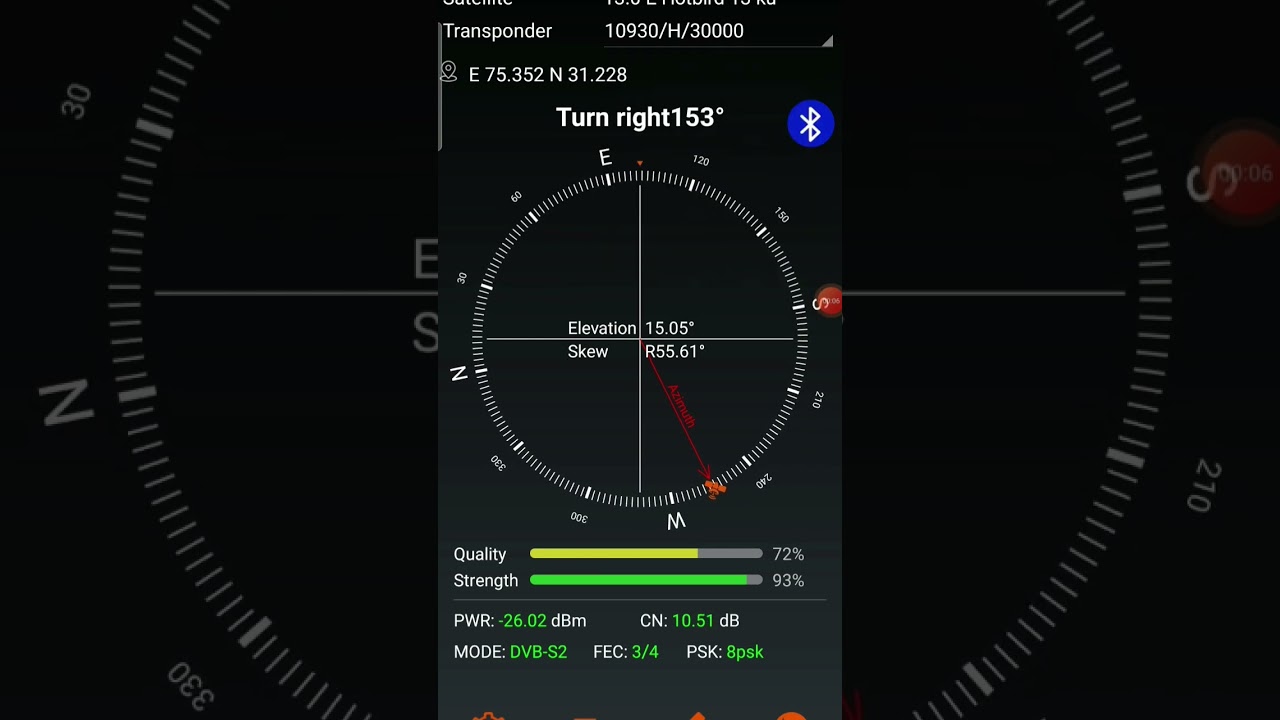 Hotbird Live signal 10930H30000