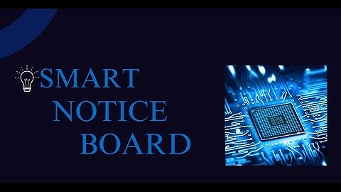Smart Notice Board | Scrolling Text Display |Using Bluetooth controlled
