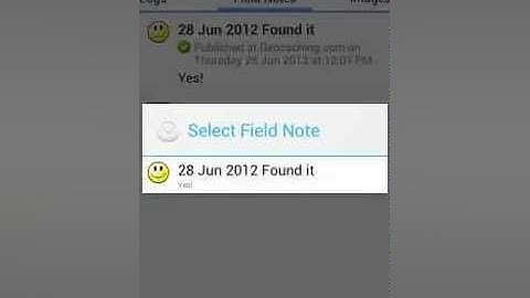 CacheSense 2 - Upload Photo with Fieldnote (Manual mode)