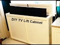 Diy tv lift cabinet