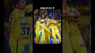 AURA OF CSK 💀 #csk #cskfans #cskforever #msdhoni #rohitsharma #cricket #cricketlover #ipl #iplnews — video thumbnail