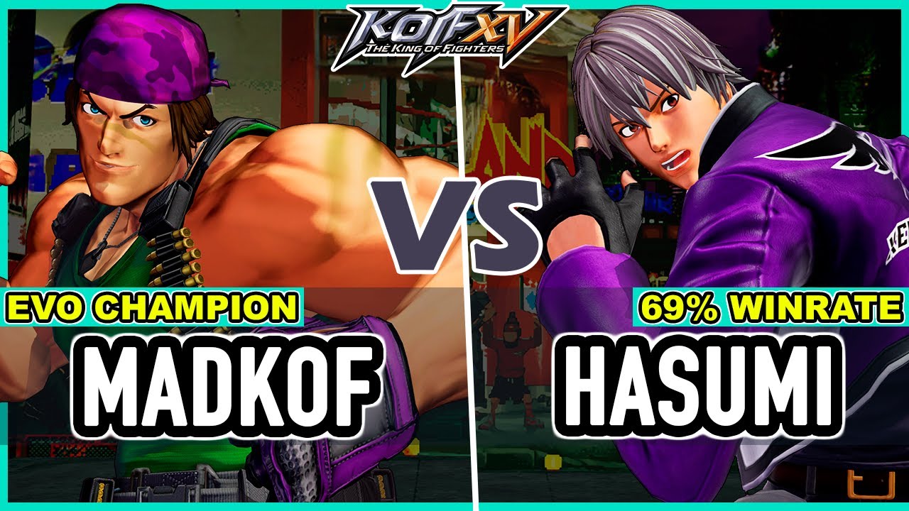 KOF XV 🔥 Madkof (Ralf/Najd/Goenitz) vs Hasumi (Rock/Meitenkun/Isla)