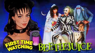 FIRST TIME WATCHING *Beetlejuice (1988) * in LYDIA COSPLAY!!