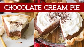 The BEST Chocolate Cream Pie | FROM SCRATCH recipe