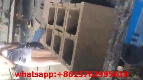 QT4-24 semi automatic block machine with strong vibration