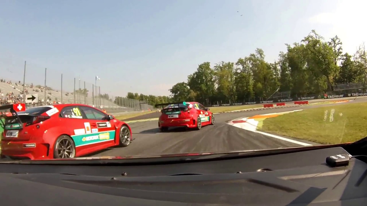 Andreas Pfister FIA ETCC Monza 2017 Start Rennen 2 SEAT Leon TCR Pfister-Racing Team