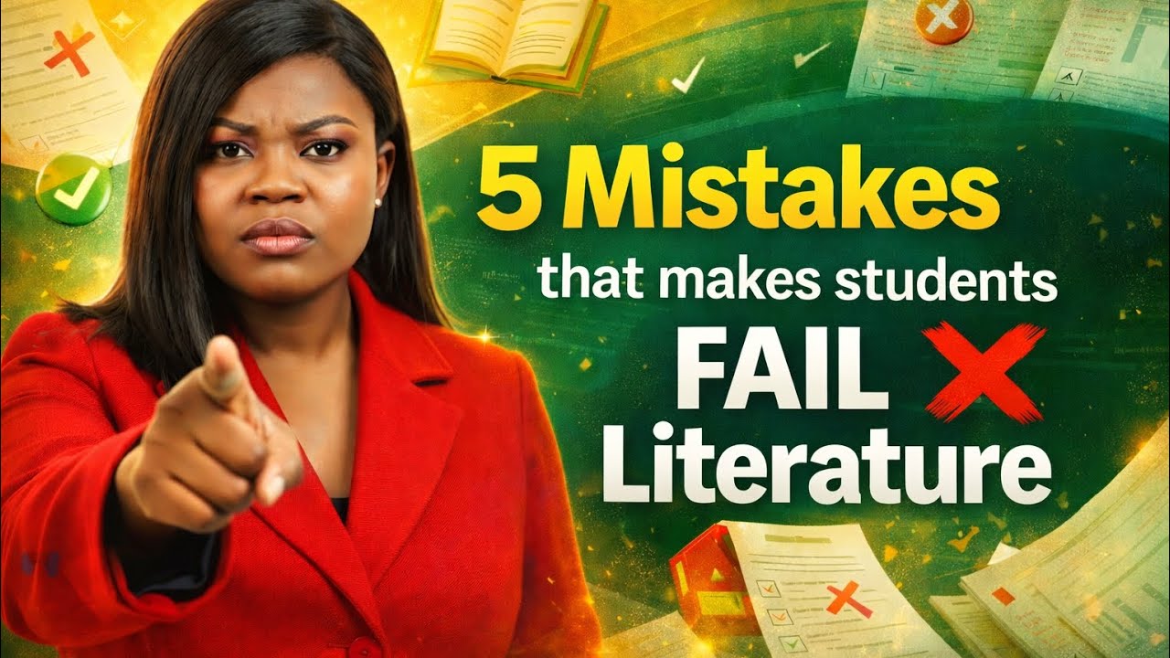 THE 5TH MISTAKE WILL SHOCK YOU! Learn how to avoid these in Literature. #waecliterature