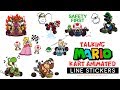 Mario Kart Animated Stickers Line Sticker Showcase 