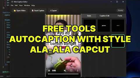 I Built a  Simple Auto-Caption Tool!  | CapCut Alternative | 100% FREE FOR YOUR CLIP PROJECTS