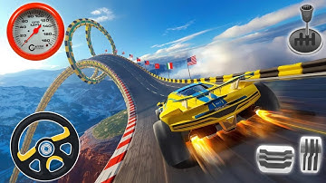 Impossible Mega Ramp Car Racing Simulator 3D | GT & Formula Cars Stunts Android Gameplay