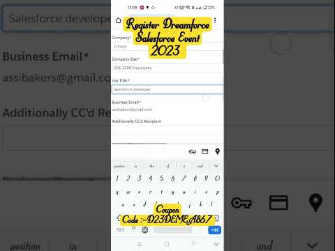 Register Dreamforce Salesforce’s