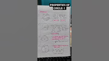 PROPERTIES OF CIRCLE #circle #properties #geometry #maths