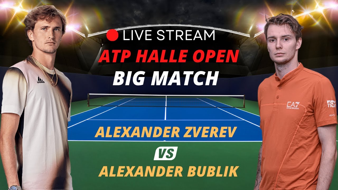 zverev bublik live stream