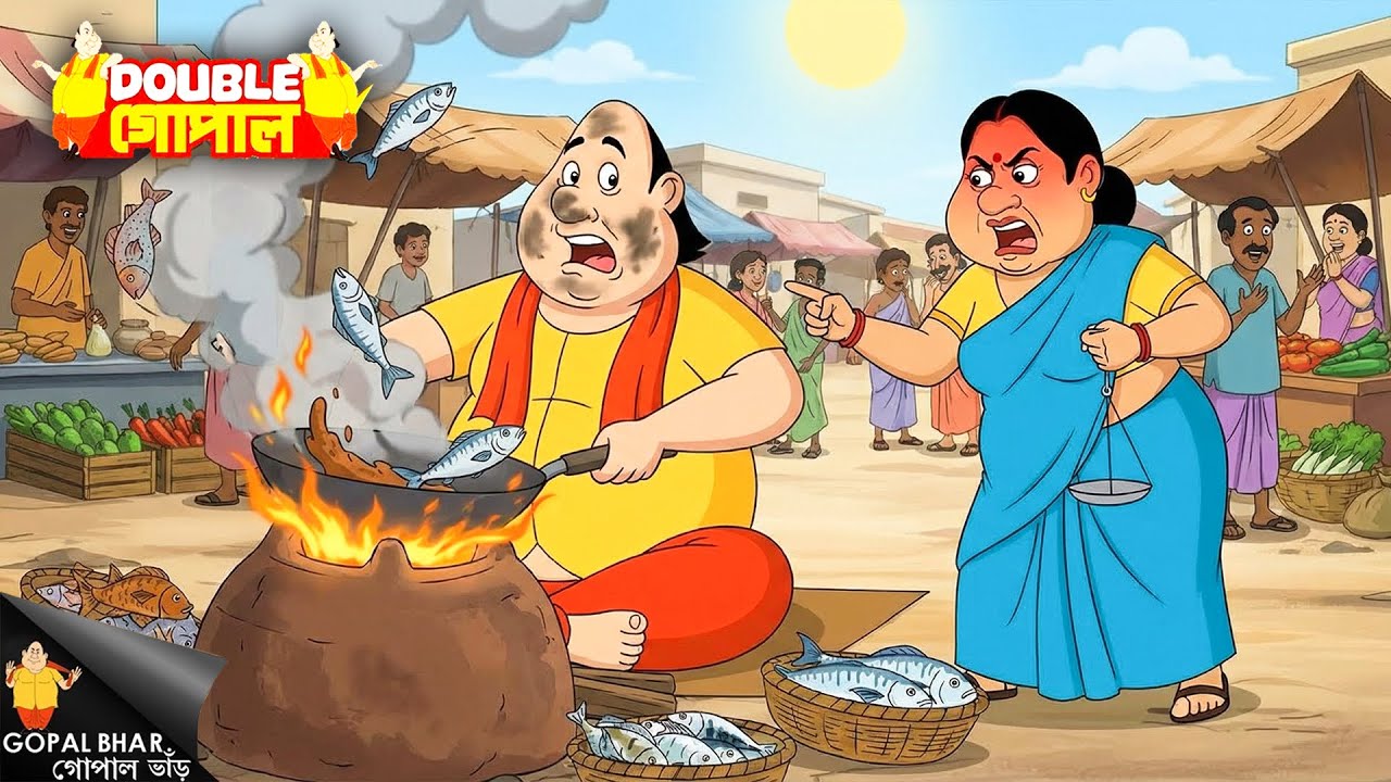 গোপালের রান্না দেখে পেট ফেটে যাবে হাসতে হাসতে | Gopal Bhar | গোপালভাঁড় | Hasmukh | New Episode