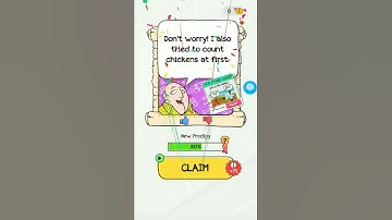 Braindom level 198||there are 3 hens in a farm||tricky puzzle