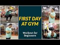 First Day at Gym  Workout for Beginners  Yatinder Singh