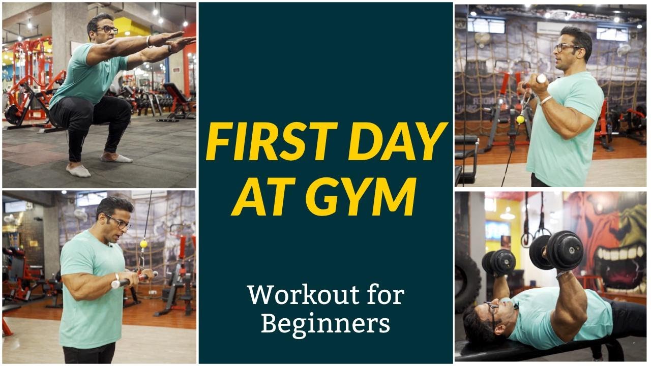 ⁣First Day at Gym | Workout for Beginners | Yatinder Singh