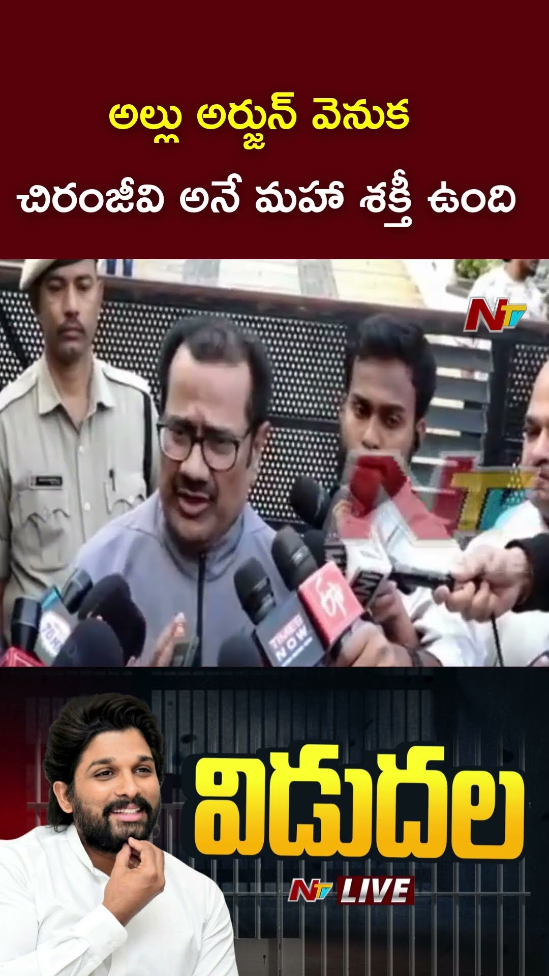 అల్లు అర్జున్ వెనుక చిరంజీవి అనే మహా శక్తీ ఉంది | Chinni Krishna | Allu Arjun | Ntv