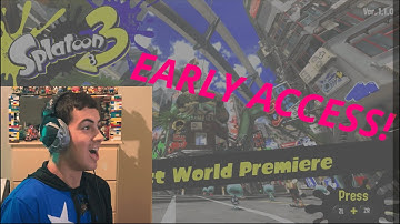 Splatoon 3 WP First Impressions and Reactions! (Tutorial, Splatsville, & Customization)