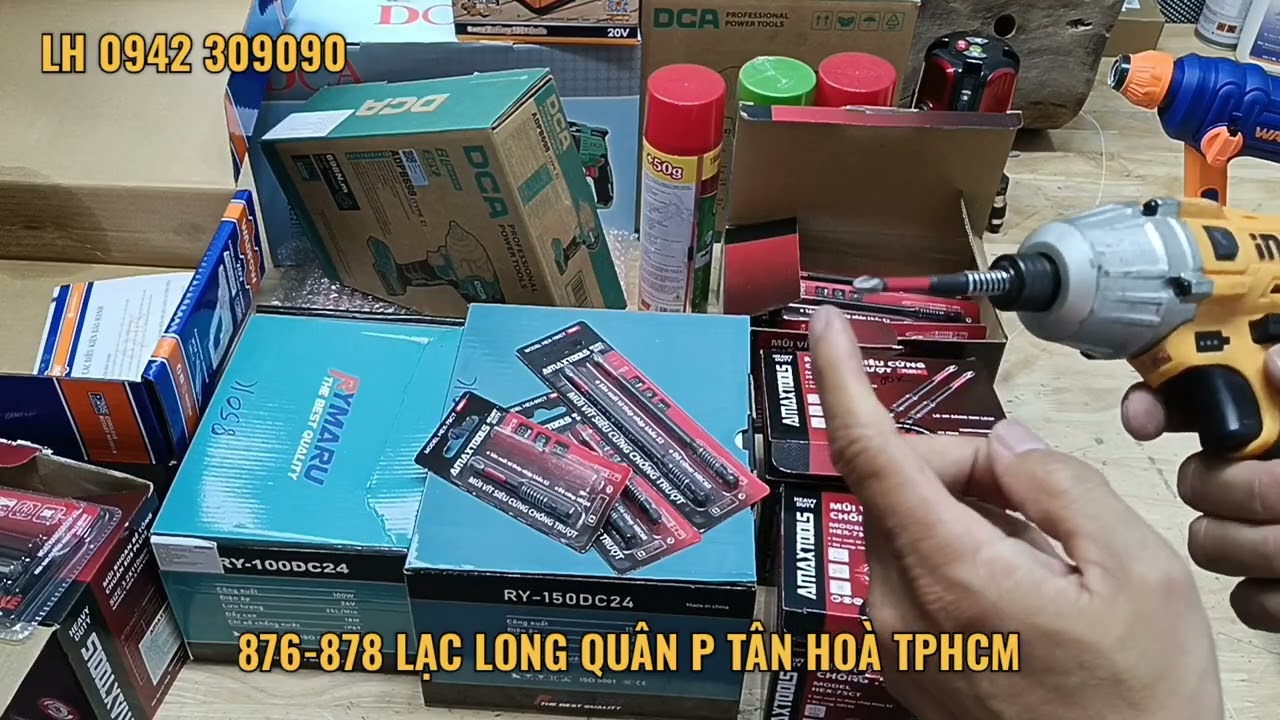 Lên hàng khuyến mãi đầu năm, Hàng mới về Amaxtools, 