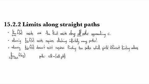 14.2.2 Limits along straight paths
