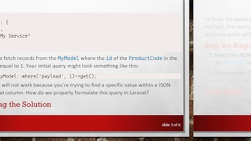 Fetching Data by payload Column in Laravel Using JSON Queries