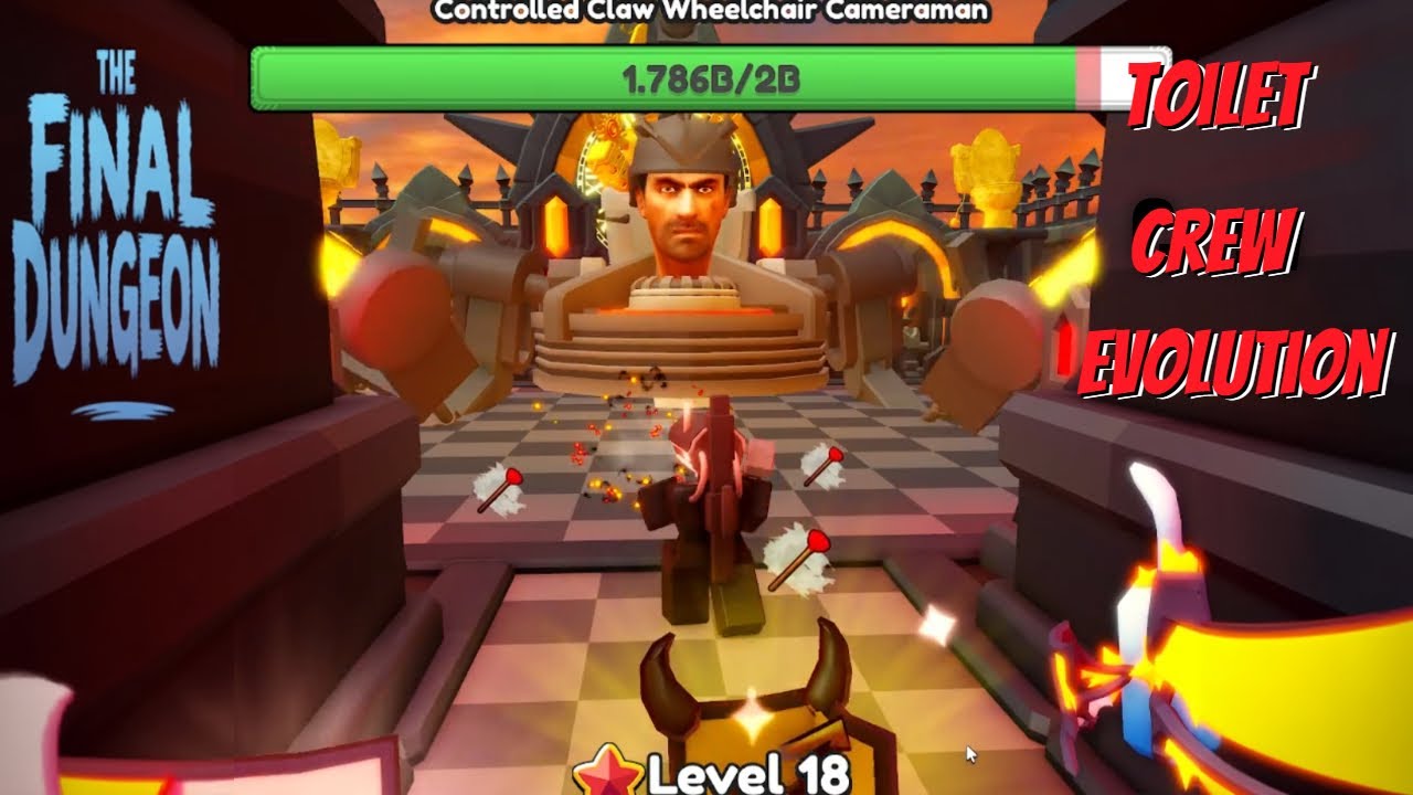  I take on the challenge of beating the impossible dungeon in Toilet Crew Evolution!