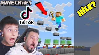 MİNECRAFT VİRAL TİKTOK HACK ve HİLELERİNİ DENİYORUZ 2! GERÇEK Mİ? HİLE Mİ? | MINECRAFT OYNUYORUZ