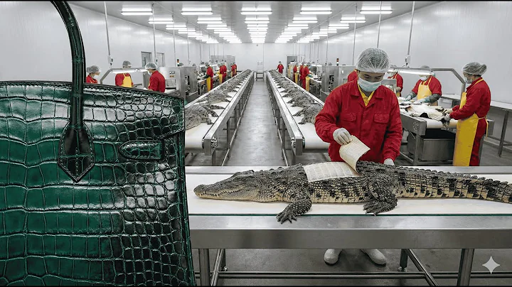 Inside the Crocodile Leather Factory – Full Process How Luxury Bags Are Made