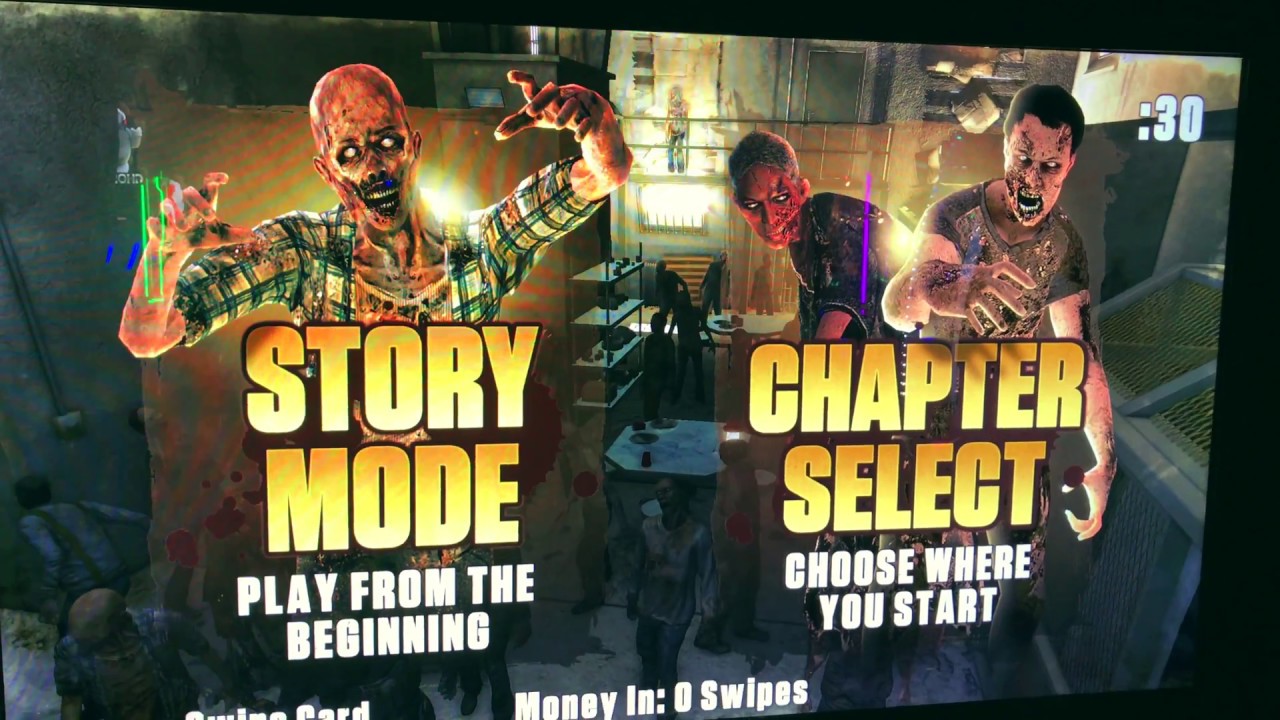 The Walking Dead Arcade Game Level One Gameplay YouTube
