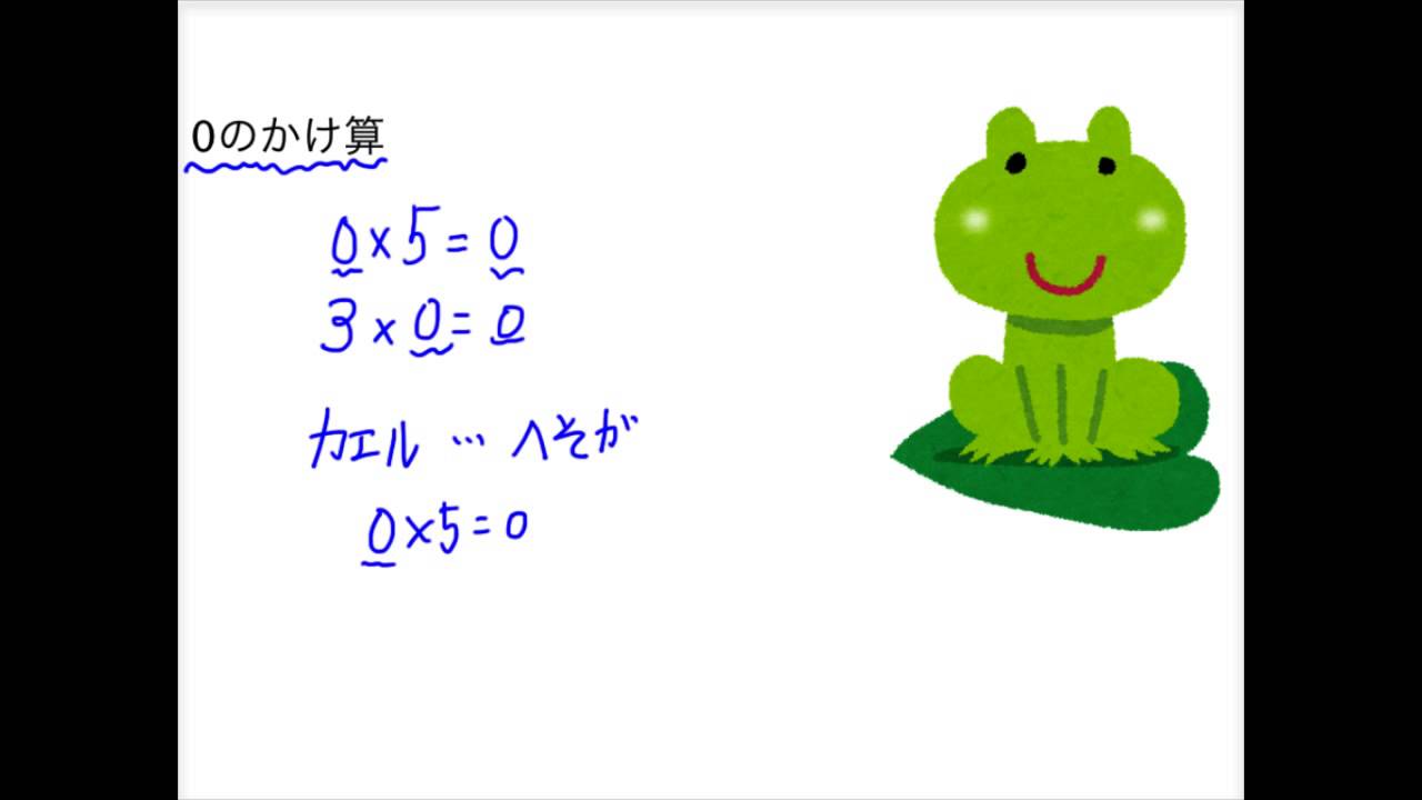 0のかけ算