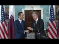 Secretary Blinken meets with Qatari Prime Minister Mohammed bin Abdulrahman Al Thani