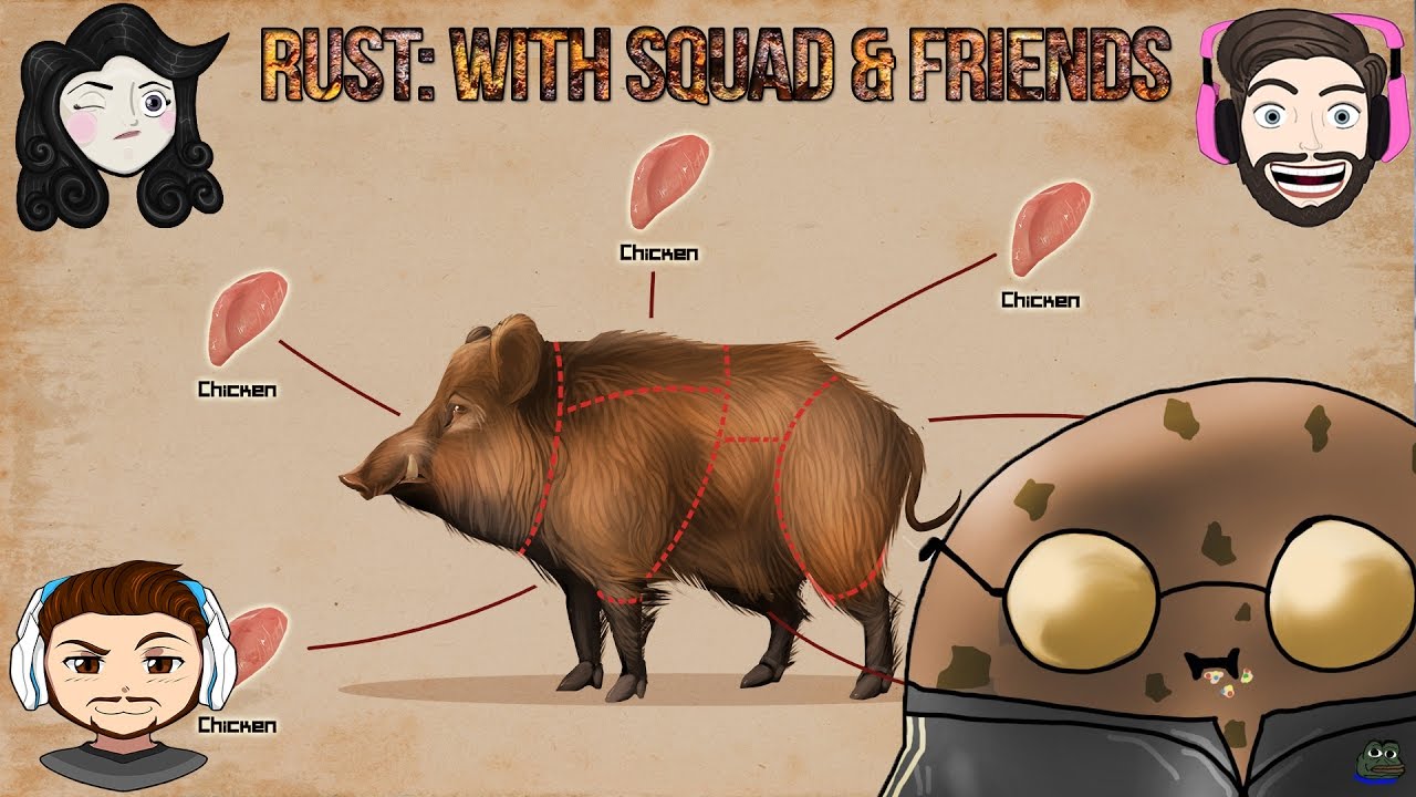 Rust With Squad & Friends: This Game Makes No Sense
