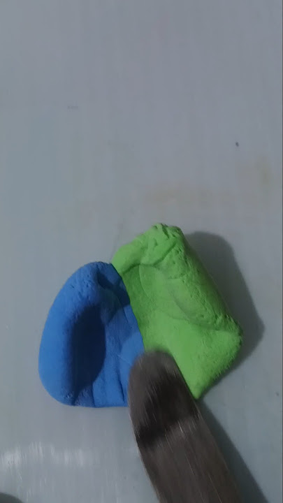 دمج اللون الخضر والأزرق #shorts