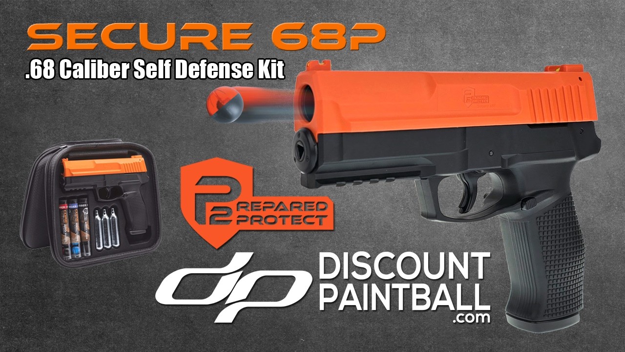 P2P Secure 68P Less Lethal Pistol Shooting and Overview