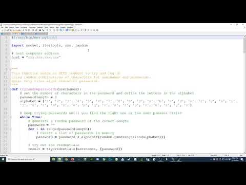[041] Brute force logins using Python