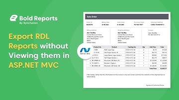 How to Export RDL Reports Without Viewing Them in ASP.NET MVC | Bold Reports