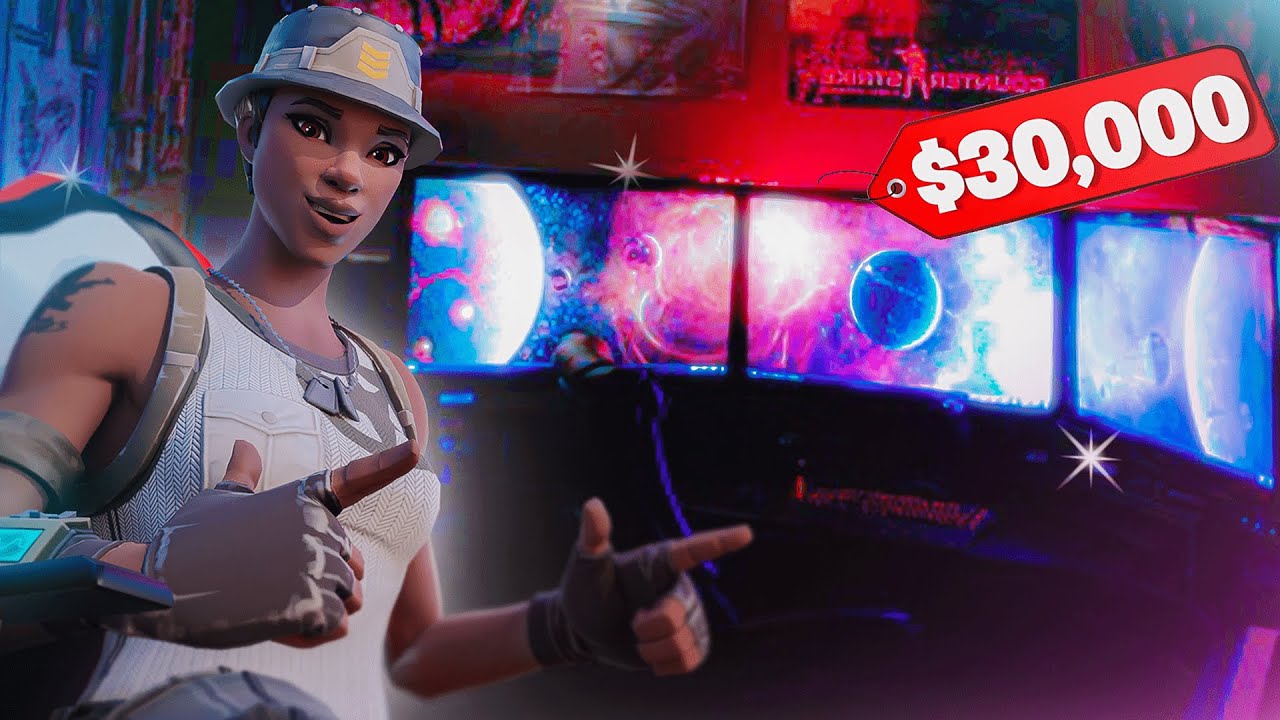 MY $30,000 GAMING SETUP TOUR + MASSIVE GIVEAWAY